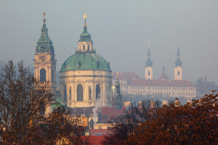 The St Nicholas Church and the Strahov Convent 